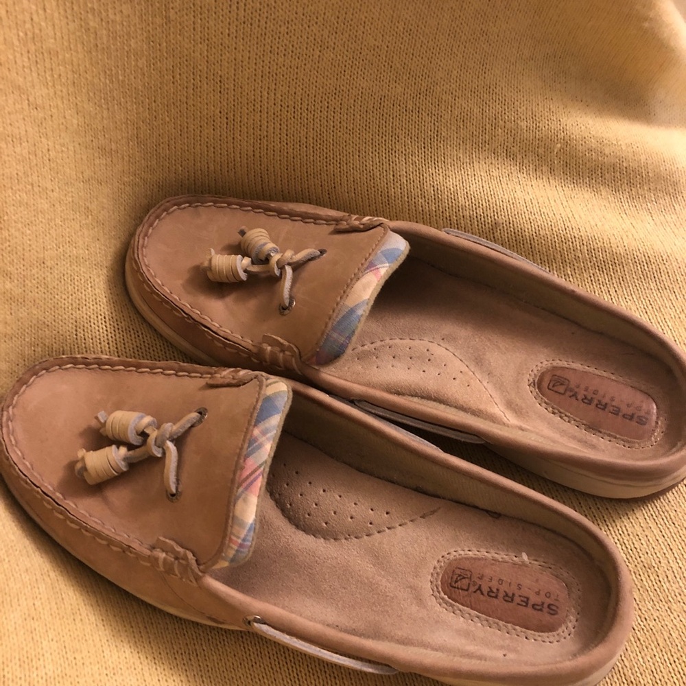 Sperry Women Tan Loafers